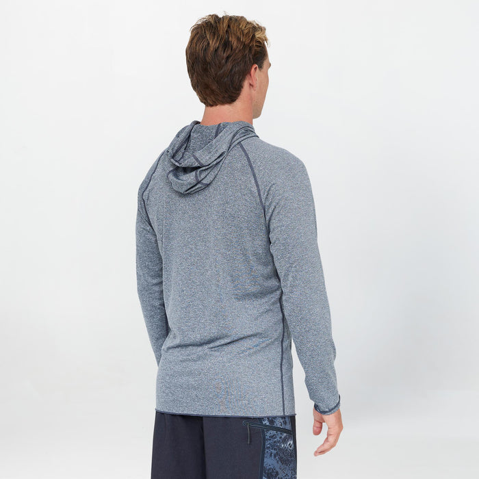 Men's 24/7 Hybrid UV Long Sleeve Surf Hoody - Graphite