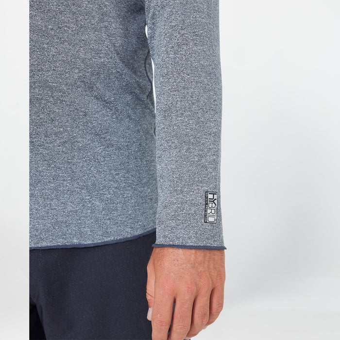 Men's 24/7 Hybrid UV Long Sleeve Surf Hoody - Graphite