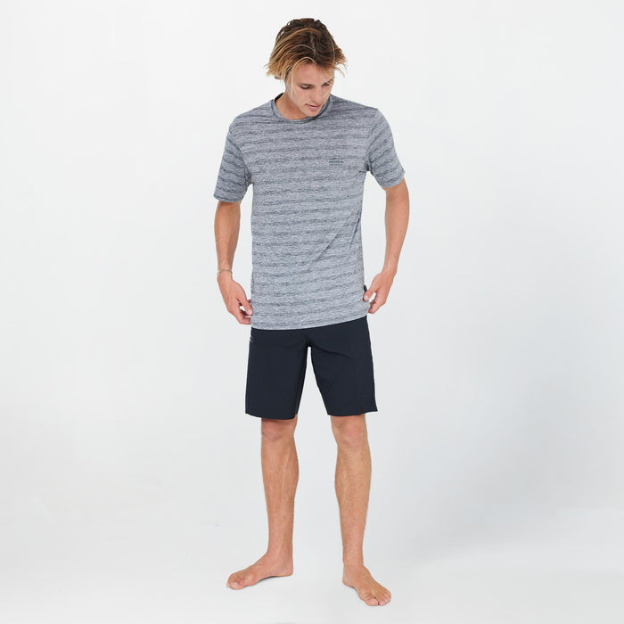 Men's 24/7 Tech Short Sleeve Rash Vest Tee - Graphite