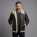 Men's B3 Style Sheepskin Leather Jacket