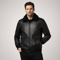 Men's Black G-1 Flight Leather Jacket