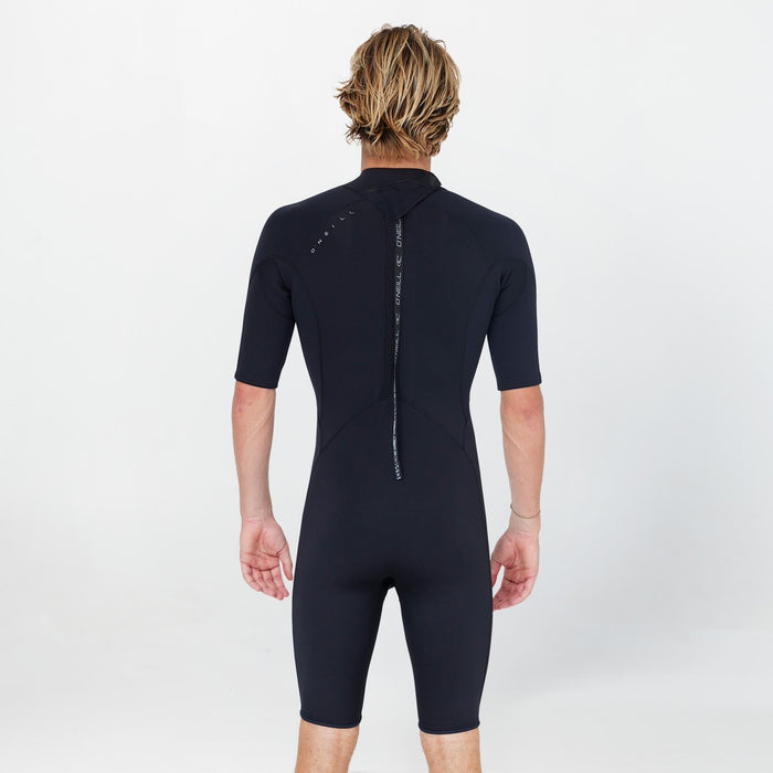 Men's Defender GBS 2mm Short Sleeve Spring Suit Back Zip - Black