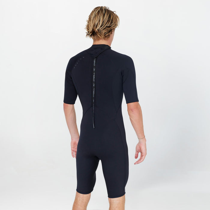 Men's Defender GBS 2mm Short Sleeve Spring Suit Back Zip - Black