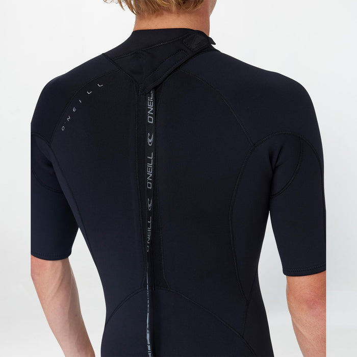 Men's Defender GBS 2mm Short Sleeve Spring Suit Back Zip - Black