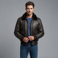 Men's G-1 Military Flight Aviator Bomber Jacket