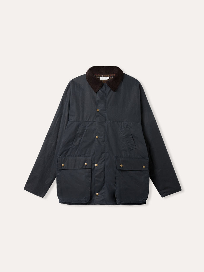 Men's Grown Sleeve Wax Cotton Jacket