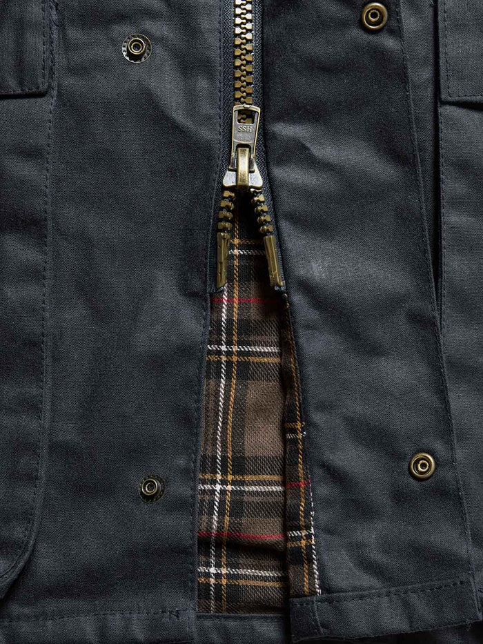 Men's Grown Sleeve Wax Cotton Jacket