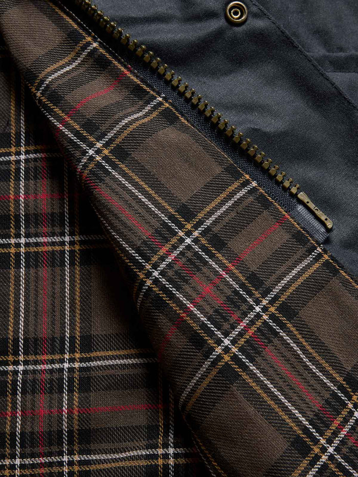 Men's Grown Sleeve Wax Cotton Jacket