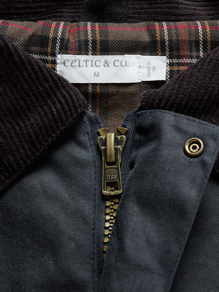 Men's Grown Sleeve Wax Cotton Jacket