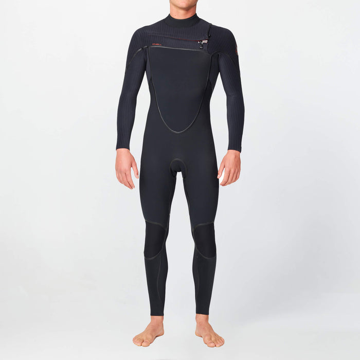 Men's HyperFire X 4/3mm Steamer Chest Zip - Black