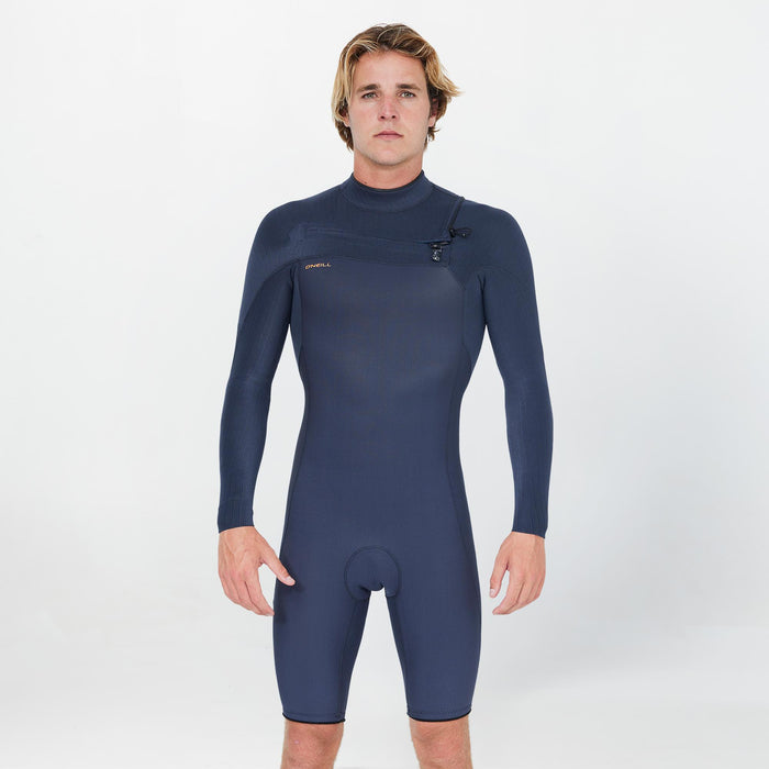 Men's HyperFreak 2mm Long Sleeve Spring Suit Chest Zip - Gunmetal