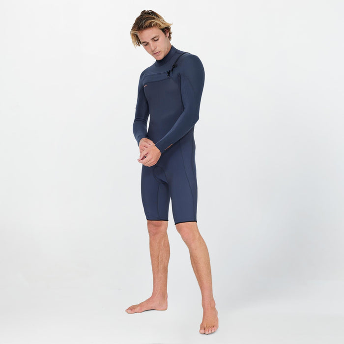 Men's HyperFreak 2mm Long Sleeve Spring Suit Chest Zip - Gunmetal