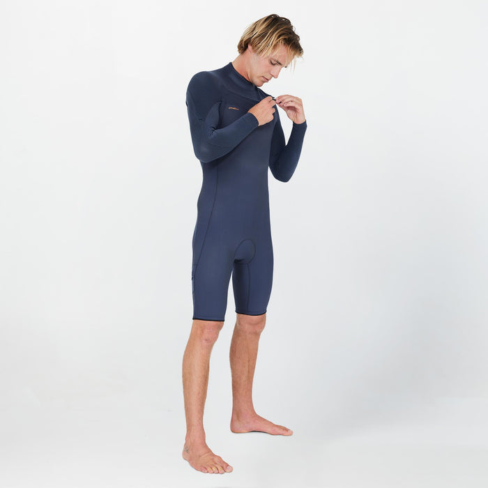 Men's HyperFreak 2mm Long Sleeve Spring Suit Chest Zip - Gunmetal