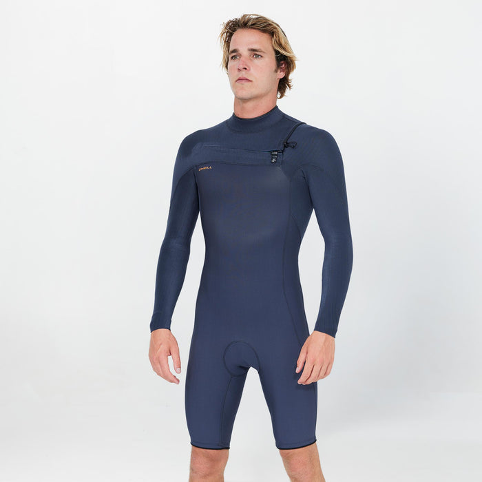 Men's HyperFreak 2mm Long Sleeve Spring Suit Chest Zip - Gunmetal