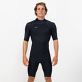 Men's HyperFreak 2mm Short Sleeve Spring Suit Back Zip - Black