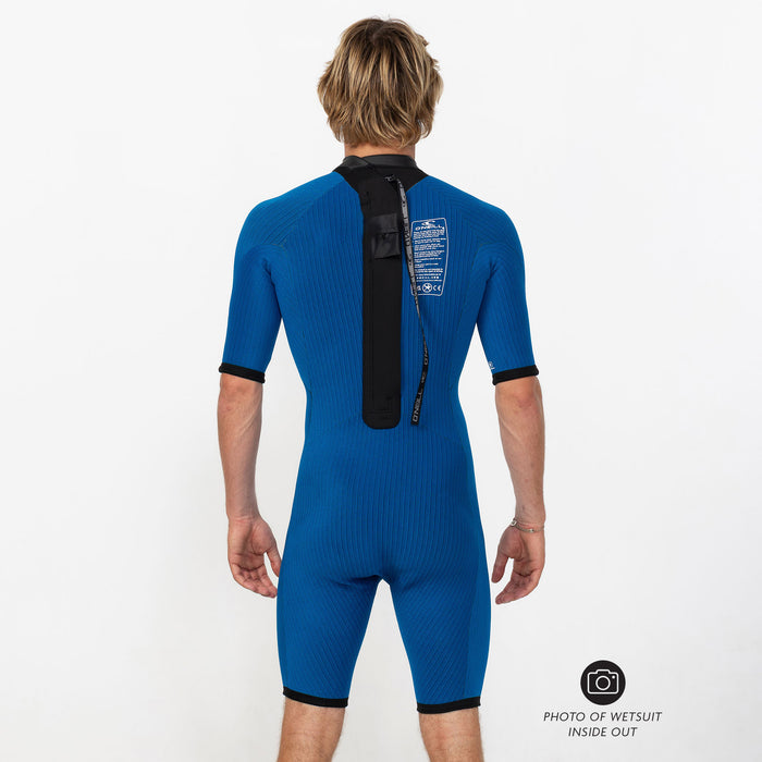 Men's HyperFreak 2mm Short Sleeve Spring Suit Back Zip - Black