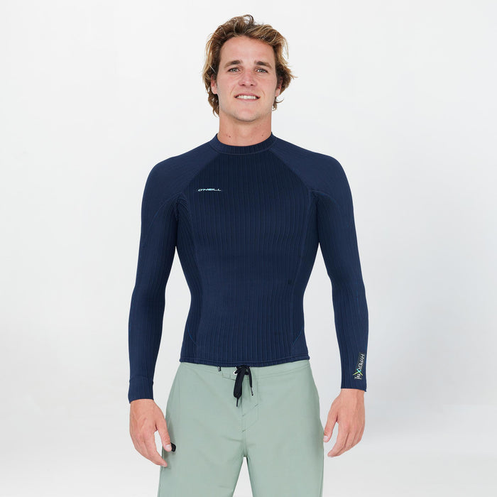 Men's HyperX 1.5mm Wetsuit Jacket - Carbon Blue