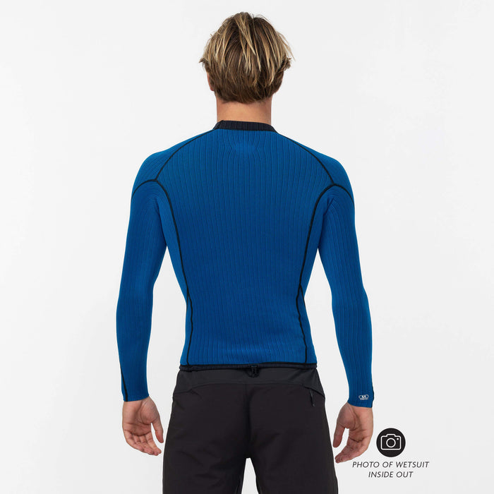 Men's HyperX 1.5mm Wetsuit Jacket - Carbon Blue