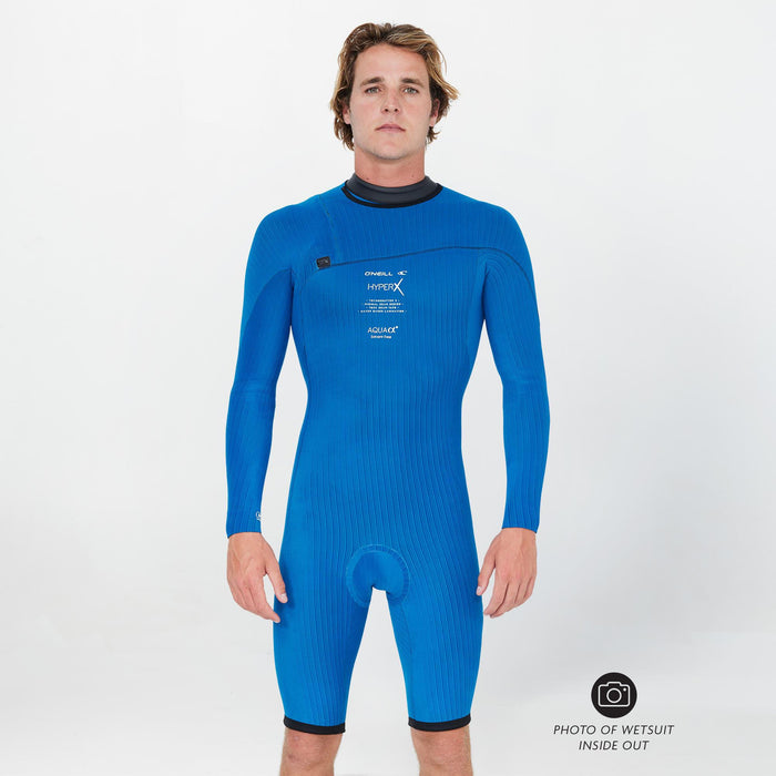 Men's HyperX Zipless 2mm Long Sleeve Spring Suit - Carbon Blue