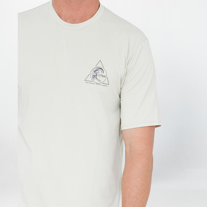 Men's OG Angle Short Sleeve Rash Vest Tee - Khaki