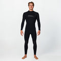 Men's Reactor GBS 3/2mm Steamer Back Zip - Black