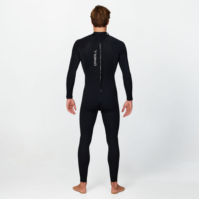 Men's Reactor GBS 3/2mm Steamer Back Zip - Black