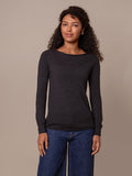 Merino Fine Knit Boat Neck Jumper