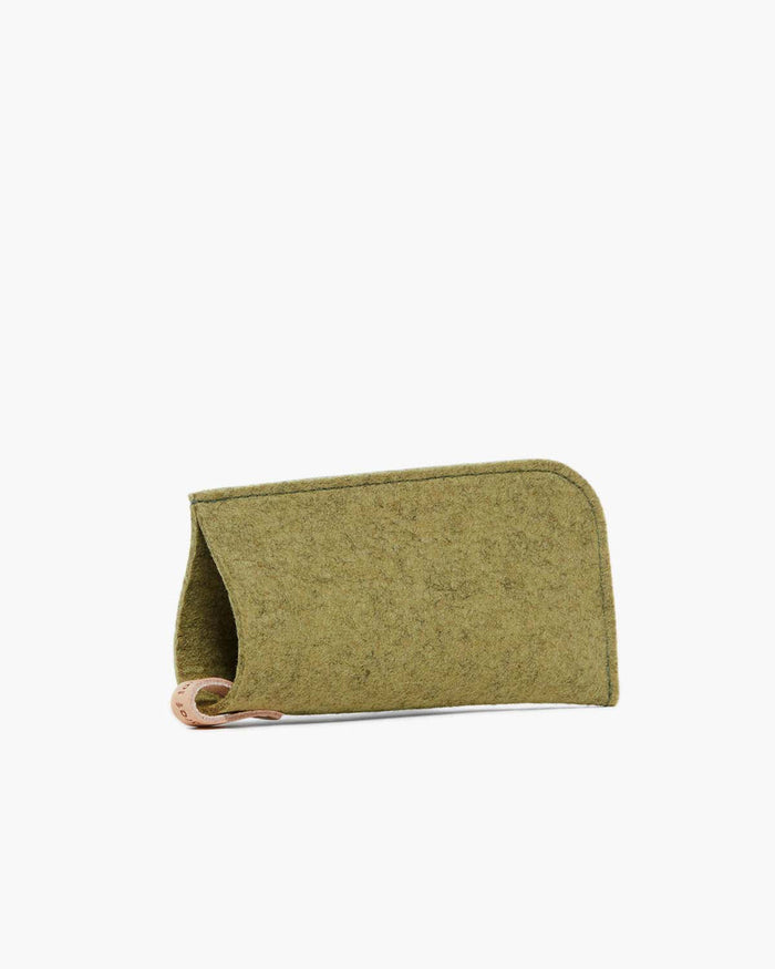 Merino Wool Felt Eyeglass Sleeve, Sage