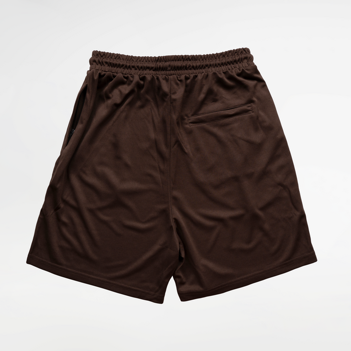 Mesh shorts - Brown