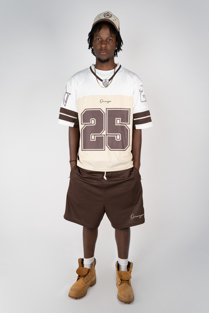 Mesh shorts - Brown