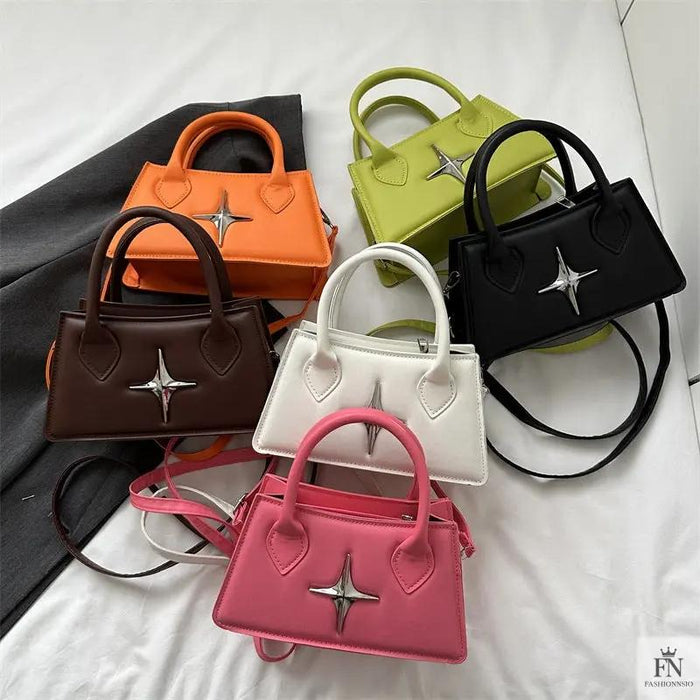 Metal Star Handbags/Crossbody Bags - Fashionnsio