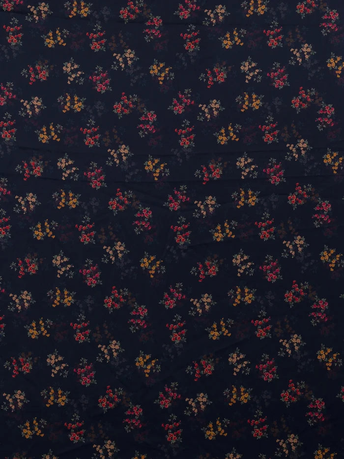 Midnight Bloom Silk Shirt - SARTORO
