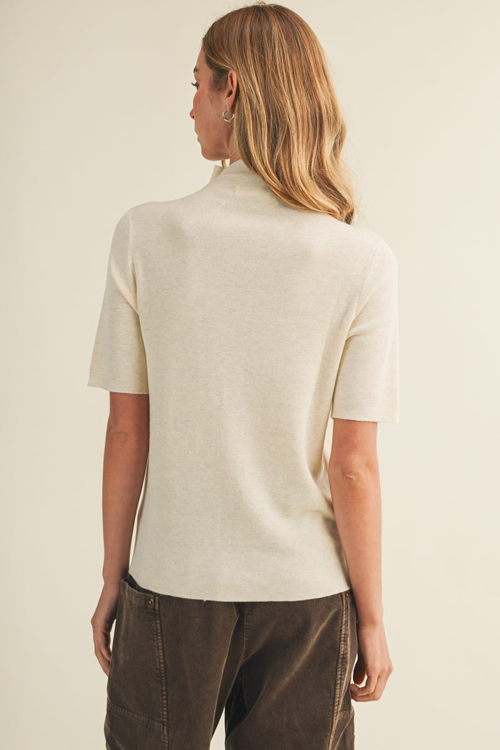 Mock Neck Pullover