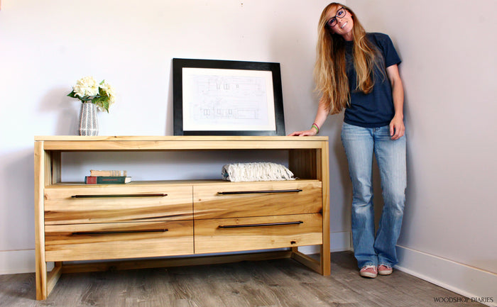 Modern 4 Drawer Dresser Plans