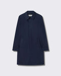 Monroe Long Trench Coat Navy