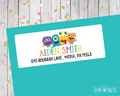 Monsters Address Labels . Personalized Return Address Labels - Scrap Bits