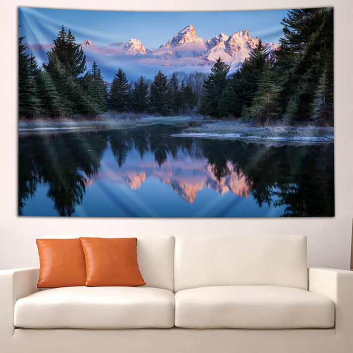 Morning In Teton by Third Eye Tapestries