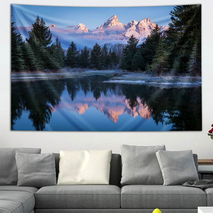 Morning In Teton by Third Eye Tapestries