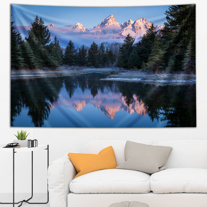 Morning In Teton by Third Eye Tapestries