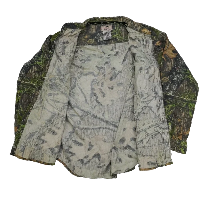 Mossy Oak Camo Field Shirt - Large - Army & Outdoors - Field Shirts