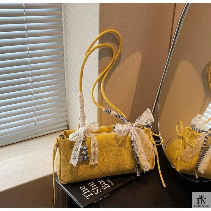 Multi Bows Ballet Shoulder Bags - Fashionnsio