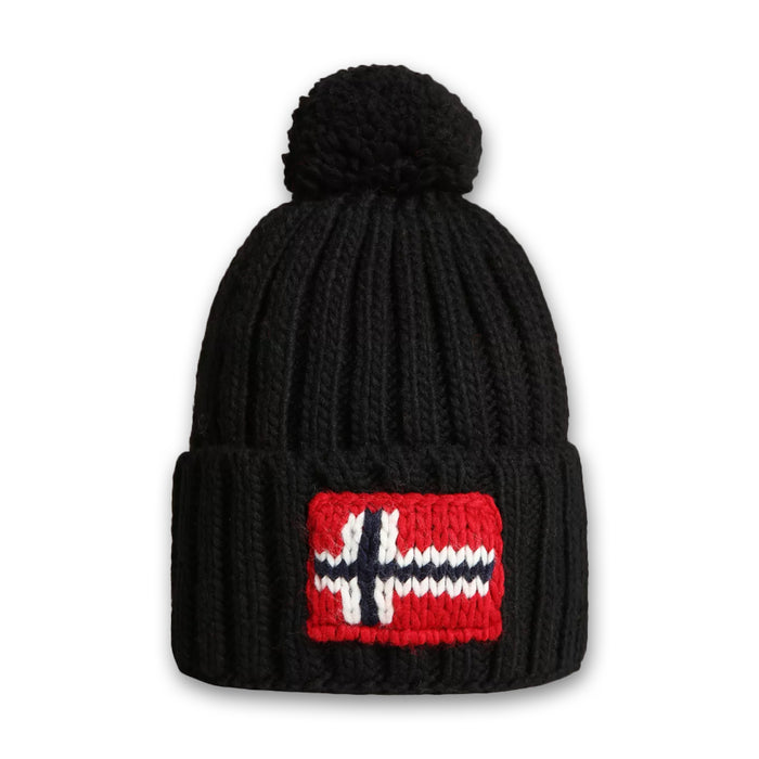 Napapijri - Black Semiury Beanie - Nigel Clare