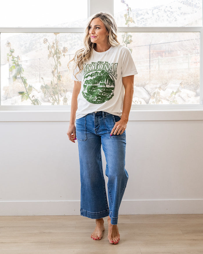 National Park Ivory Tee Polagram