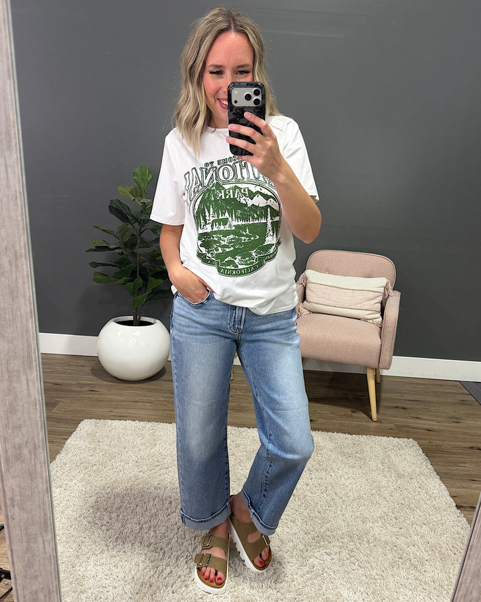 National Park Ivory Tee Polagram