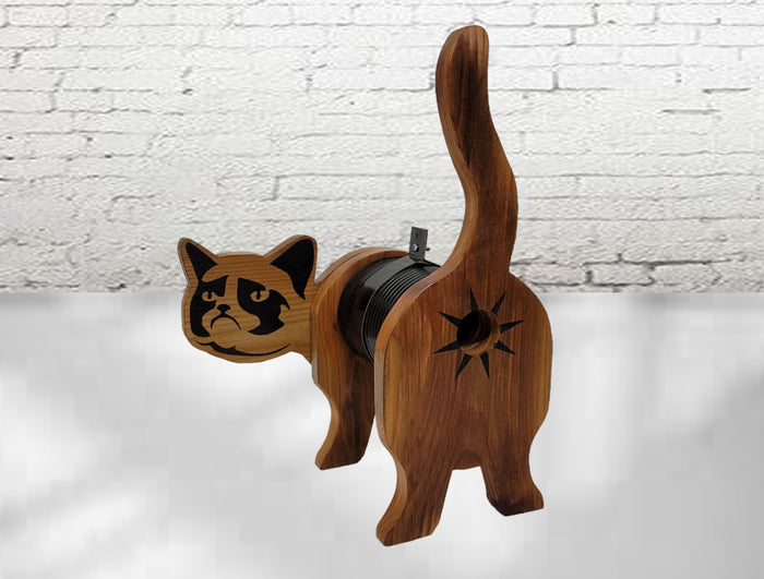 Naughty Kitty Cat Birdhouse The Cat's Ass! - Wainfleet Trading Post