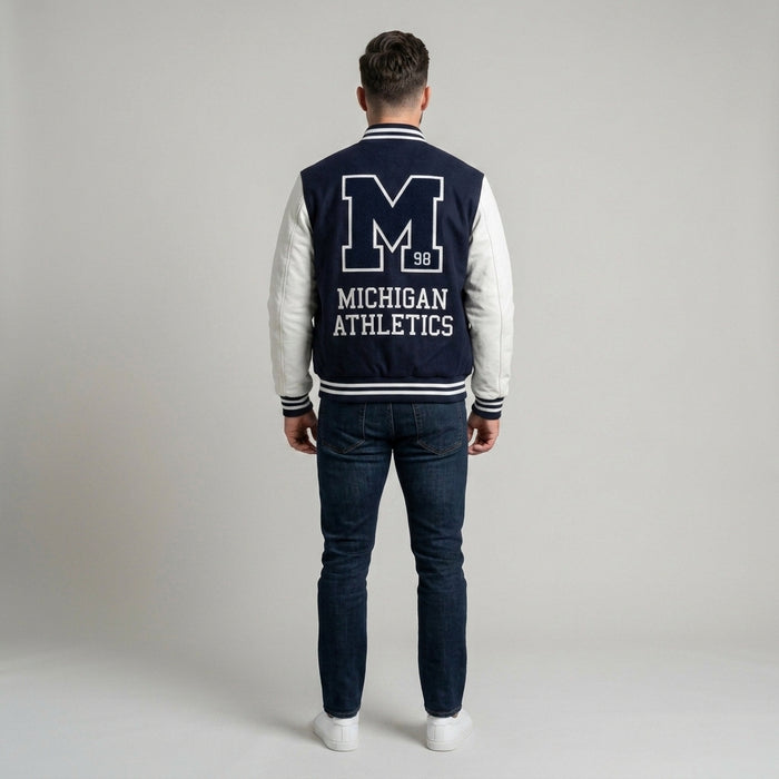 Navy Signature Varsity Jacket