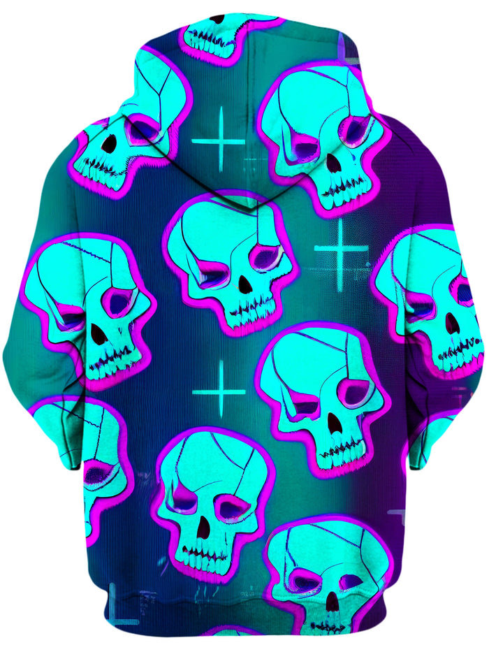 Neon Fright Unisex Zip-Up Hoodie iEDM Epic Hoodie