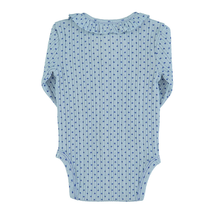 newborn body w/ collar | blue w/ little hearts