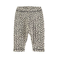 Newborn leggings | Light grey w/ animal print