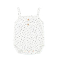 Newborn sleeveless body | ecru w/ little stars